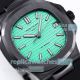 Swiss Replica AET REMOULD Patek Philippe Nautilus 5711 Turquoise Black Ceramic Watch (5)_th.jpg